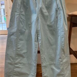 Pilcro Sky Blue Elastic Waist Pants